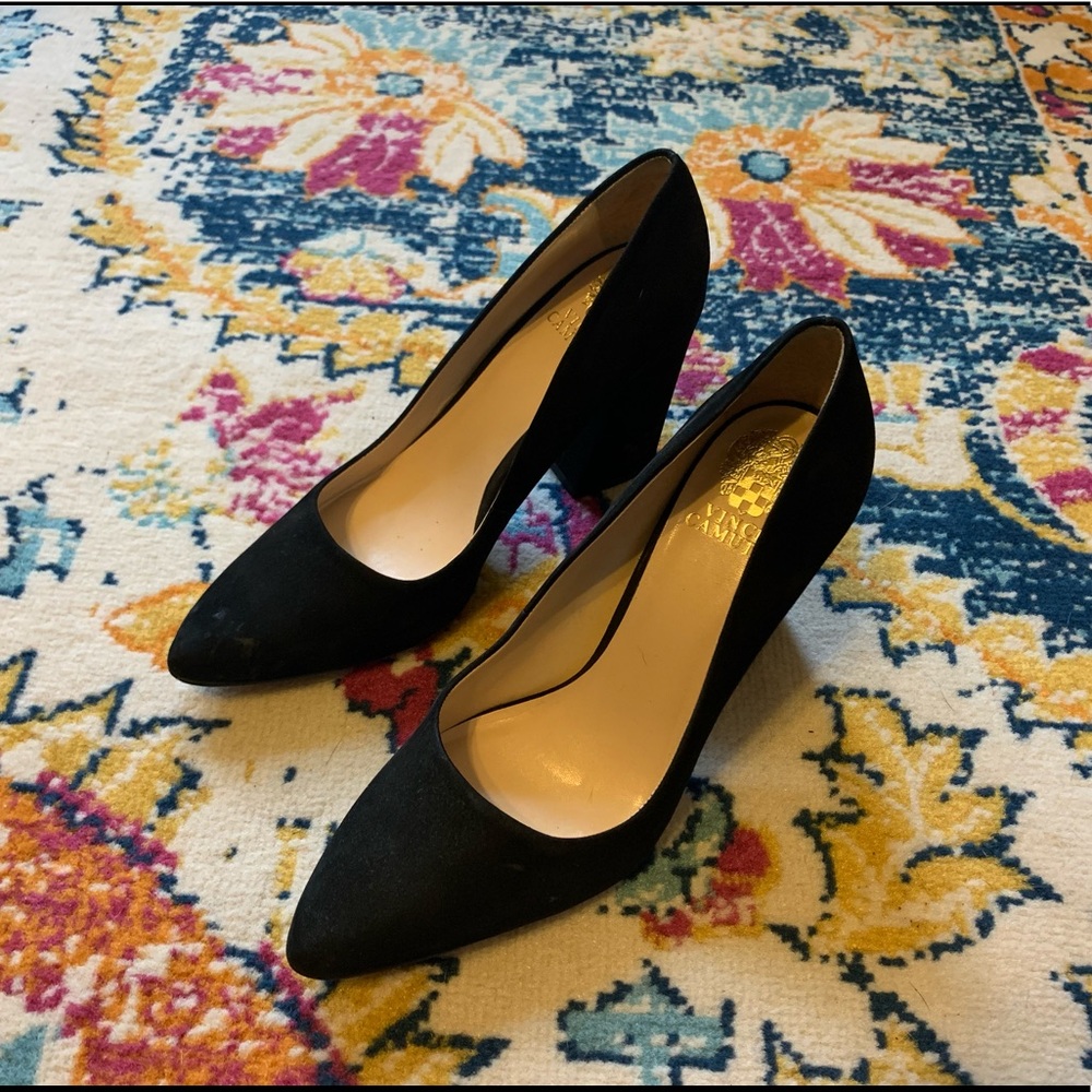Vince Camuto block heels - LIKE NEW!